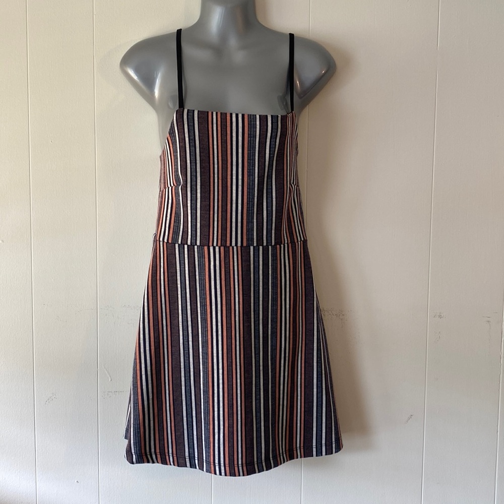 Urban Outfitters Striped Mini Dress Medium - Picture 3 of 8